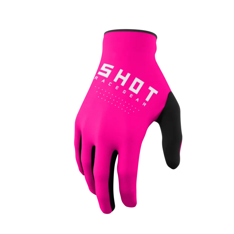 Manusi motocross SHOT Raw Pink - Mărime: L Disponibil imediat