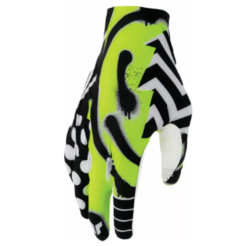 Expediere rapidă Mănuși motocross THOR SPORTMODE ANARCHY BLACK/WHITE - Mărime: XS