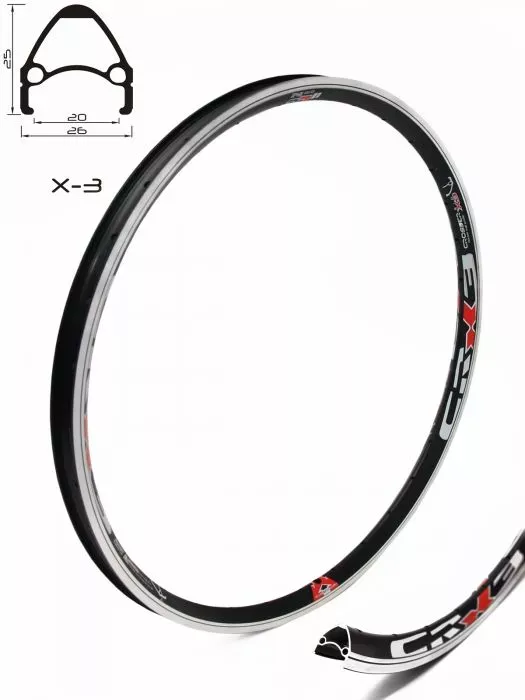 Cel mai vândut JANTA CROSSER X3 27.5INCH 36H NEGRU Negru