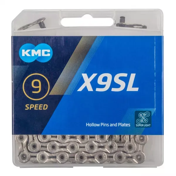 Comandă acum LANT KMC X9SL SILVER 9 VITEZE 114 ZALE