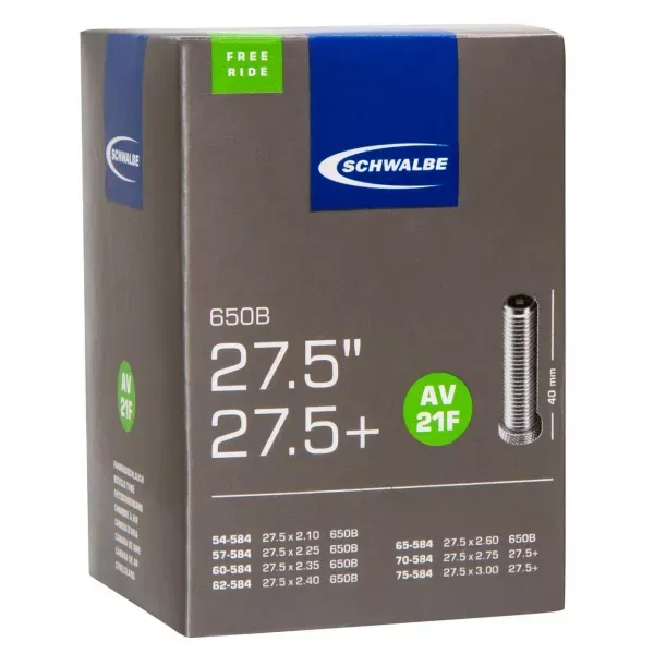 Cumpărături sigure CAMERA SCHWALBE 27.5 AV21F AUTO 2.10>3.00 (54>75-584) 40MM