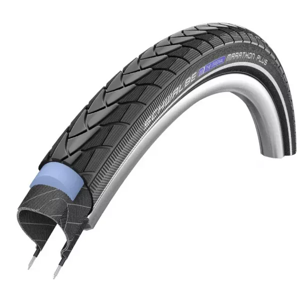 Super ofertă ANVELOPA SCHWALBE MARATHON PLUS 28X1.40 (700X35/37-622) PERFORMANCE SARMA NEGRU/REFLEX