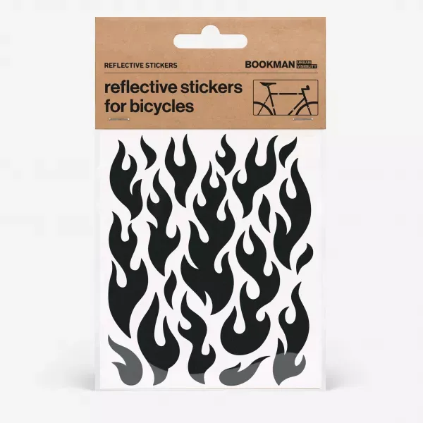 PORTECITE CADRU BOOKMAN REFLECTIVE FLAME Black Ofertă specială