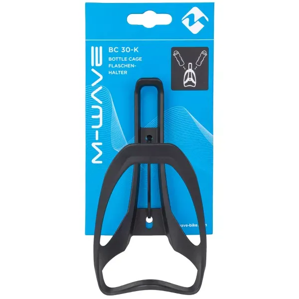 SUPORT BIDON PLASTIC M-WAVE BC 1-K Negru Livrare rapidă