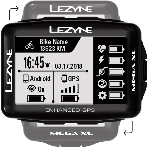 Ultima șansă GPS LEZYNE MEGA XL COMPUTER Negru