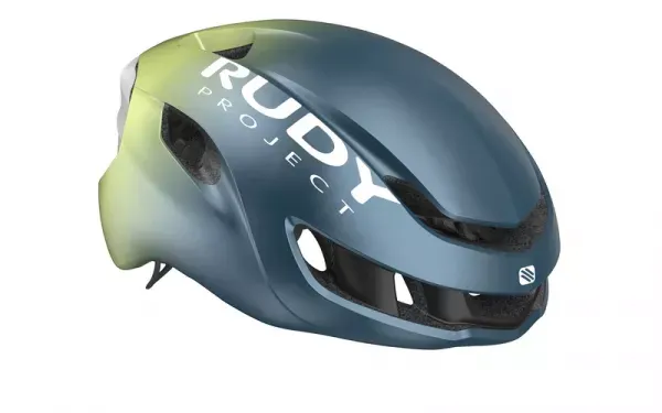 Ofertă exclusivă CASCA RUDY PROJECT NYTRON BLUE AVIO/APPLE GREEN METAL S/M (55-58cm)