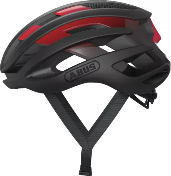 CASCA AIRBREAKER BLACK RED M 52-58 CM Super ofertă