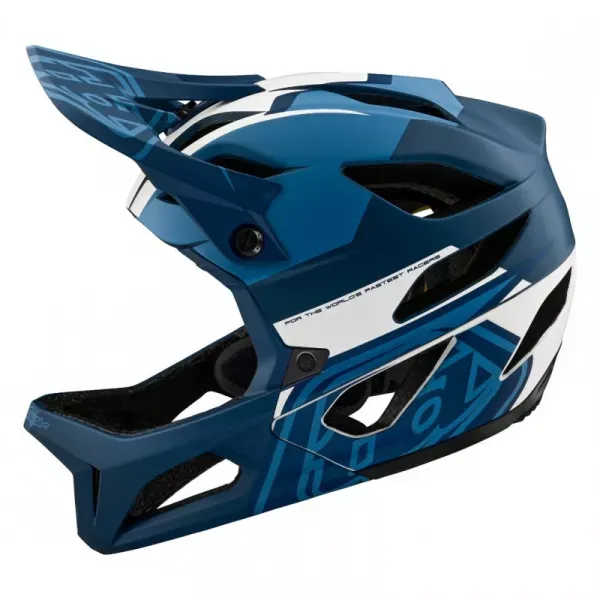Cumpără online CASCA TROY LEE DESIGNS STAGE MIPS VECTOR BLUE 2024 M/L