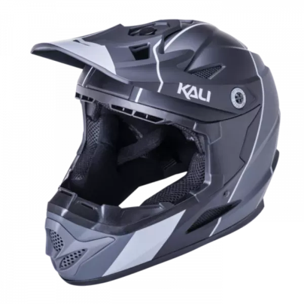 CASCA BICICLETA KALI ZOKA STRIPE MATTE BLACK GREY 2024 M Retur gratuit