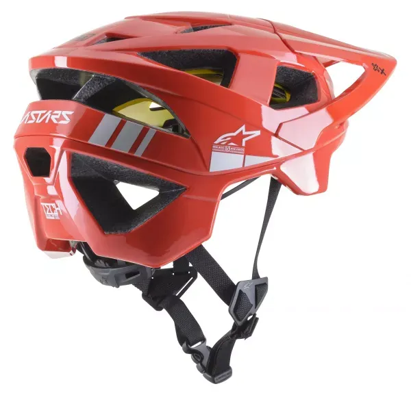 CASCA ALPINESTARS VECTOR TECH A2 RED / GRAY GLOSSY L Livrare gratuită