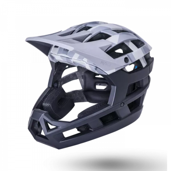 Retur ușor CASCA KALI INVADER 2.0 CAMO MATTE GREY / BLACK 2022 L/2XL