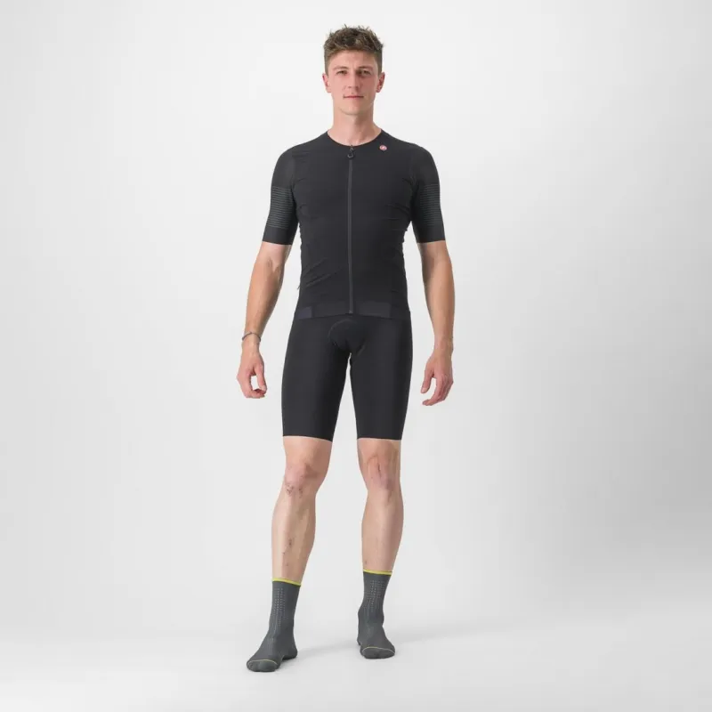 Tricou cu maneca scurta Castelli Premio Black Negru M Ofertă limitată