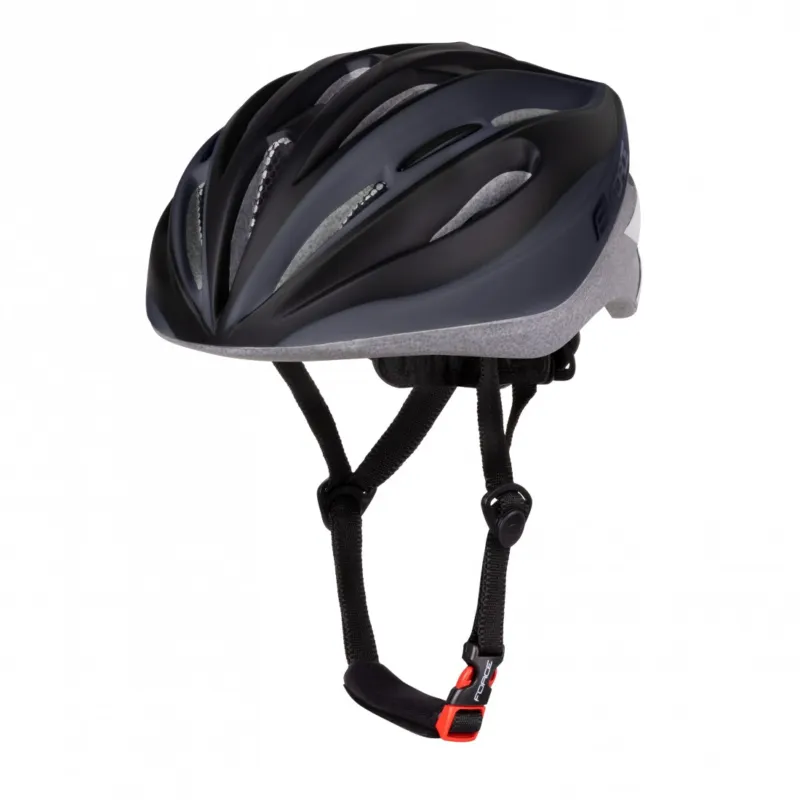 Casca Force Tery Negru/Gri S-M (54-58 cm) Popular