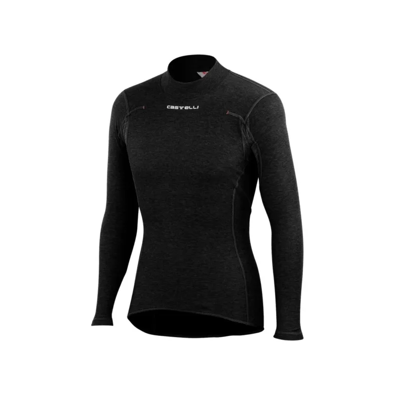 Bluza de corp cu maneca lunga Castelli Flanders Warm LS Negru XL Retur gratuit