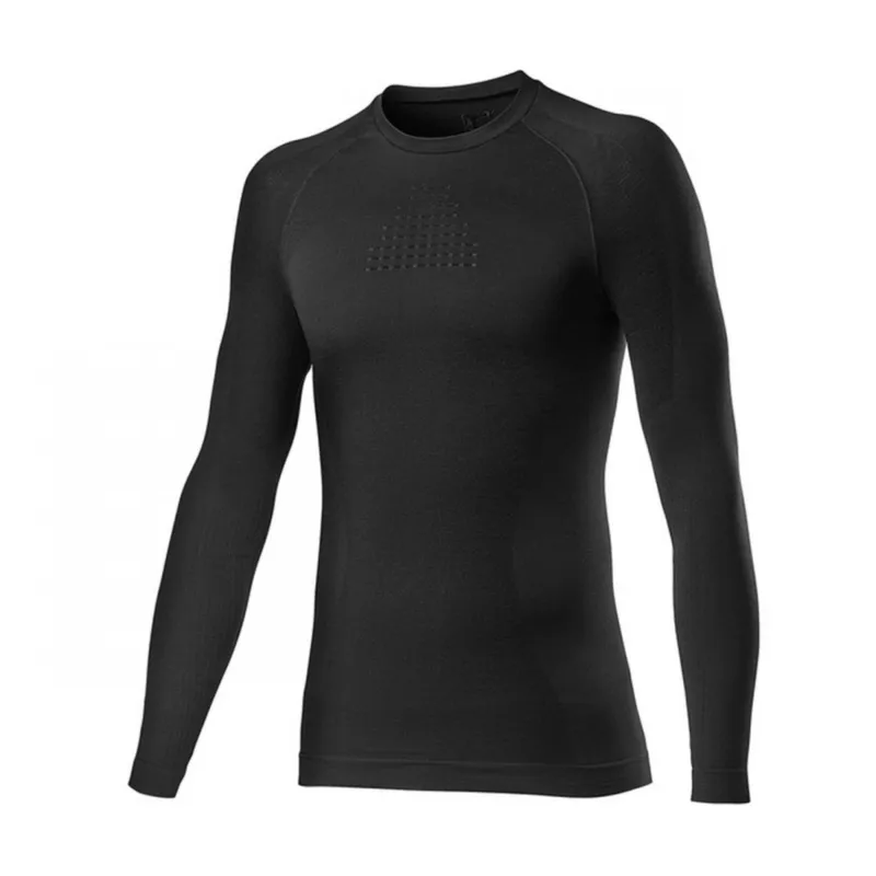 Bluza de corp cu maneca lunga Castelli Seamless Base Layer LS Negru S/M Promoție