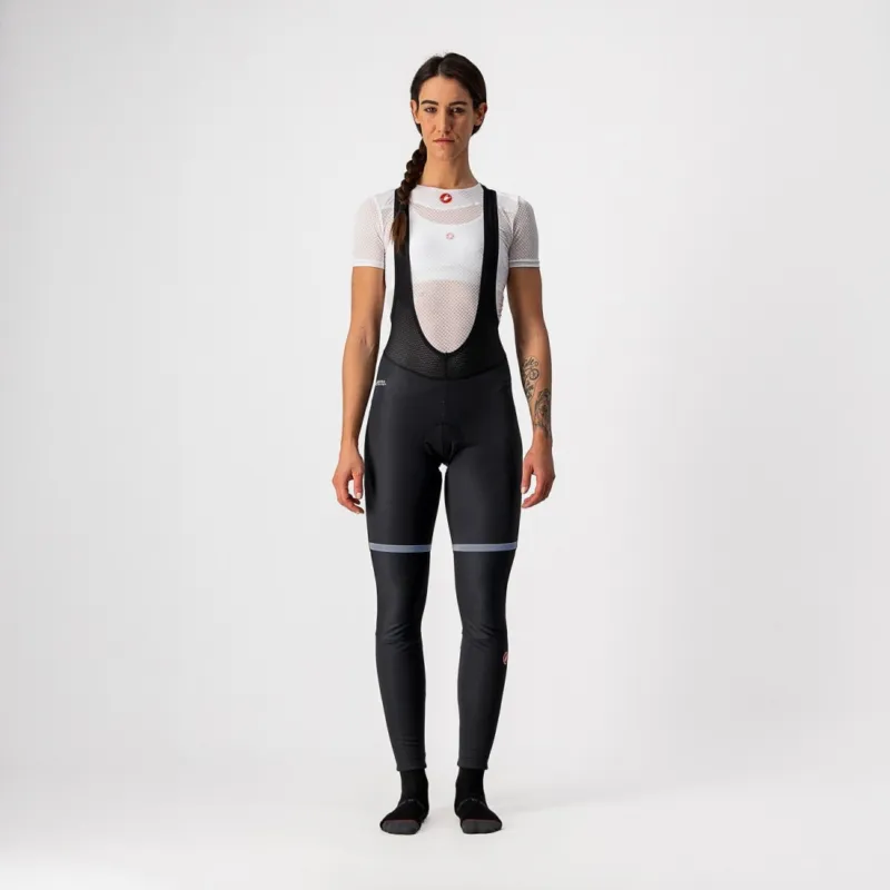 Retur ușor Pantaloni lungi Castelli Polare W de dama Negru XL