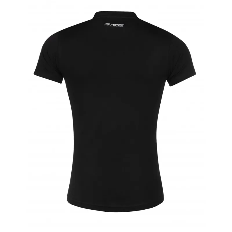 Tricou FORCE FLOW maneci scurte negru L Mai ieftin
