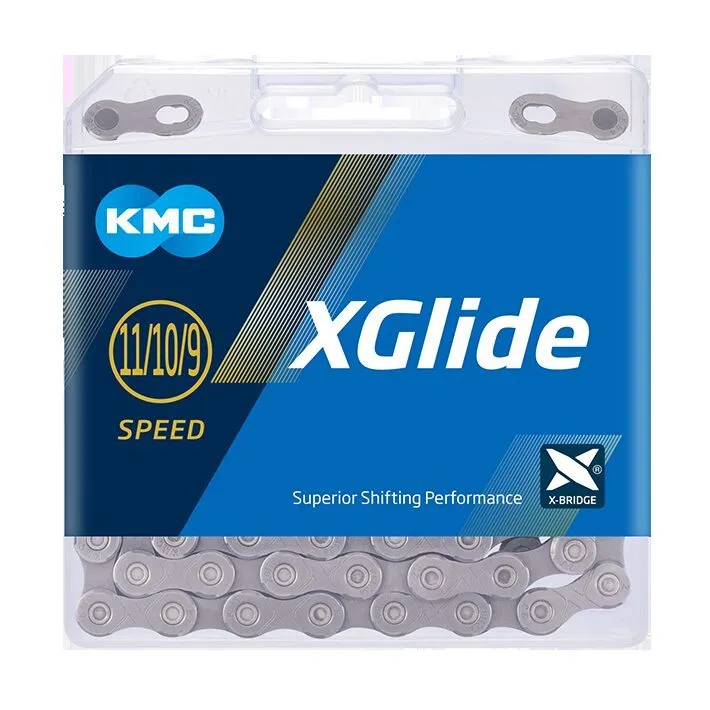 Cel mai bun preț Lant KMC X-Glide Cues 9/10/11 viteze 118 Zale Gri