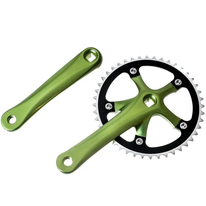 Angrenaj bicicleta M-WAVE SINGLE SPEED, 44 T, VERDE Reducere specială