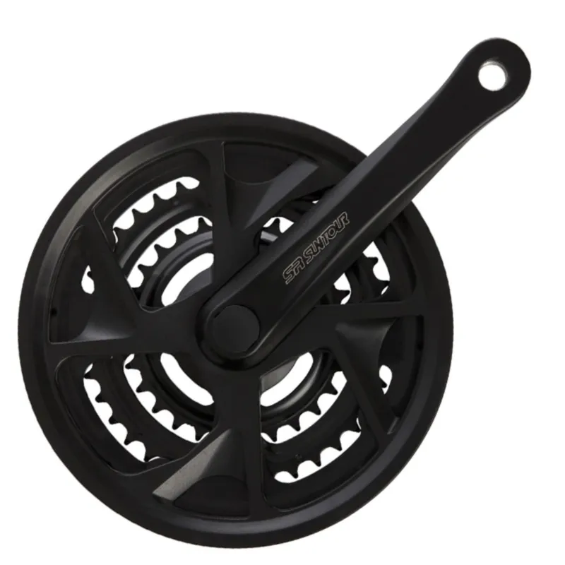 Angrenaj pedalier SR Suntour – XR-T172N-PBIBG, 42/32/22T, 170mm Preț promoțional
