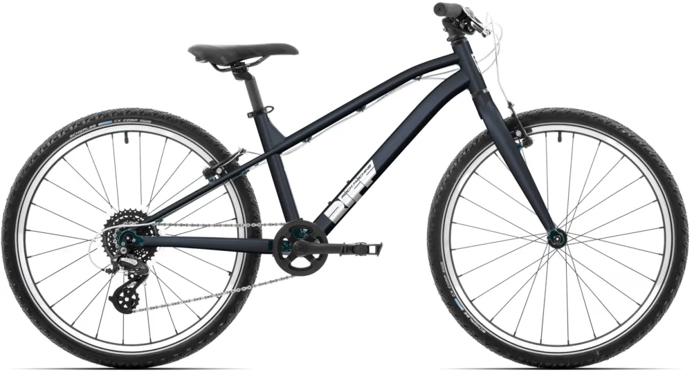 Bicicleta Rock Machine Riff Jr 24 24 Matte Deep Ocean Blue Mai ieftin