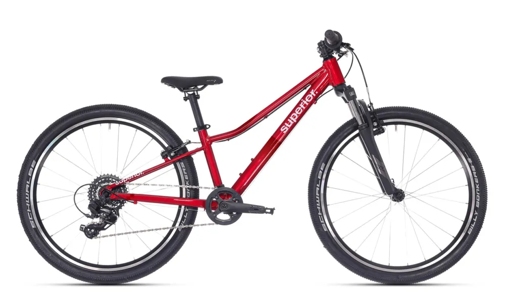 Bicicleta Superior RACER 24 24 Gloss Racing Red Plată securizată