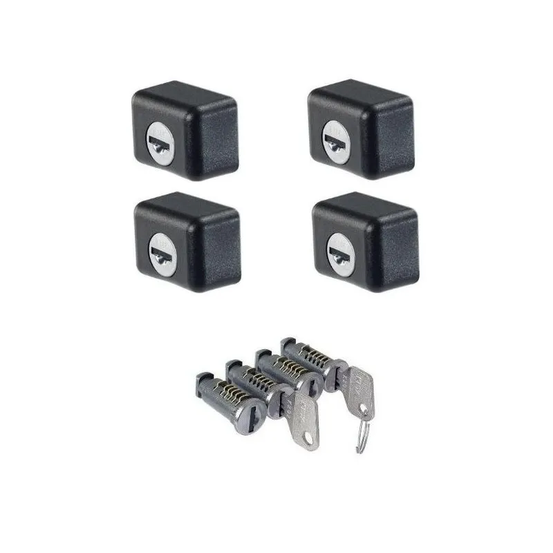 4 anti-theft end caps CRUZ ST + 4 anti-theft key locks Discount