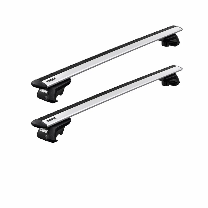 Bare auto transversale Thule Evo WingBar raised rail pentru SUBARU Forester, 5 usi SUV cu bare longitudinale ridicate (2025 – prezent) Comandă acum