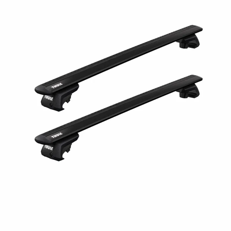 Bare auto transversale Thule Evo WingBar Black raised rail pentru TOYOTA Land Cruiser, 5 usi SUV cu bare longitudinale ridicate (2002 – prezent) Livrare rapidă