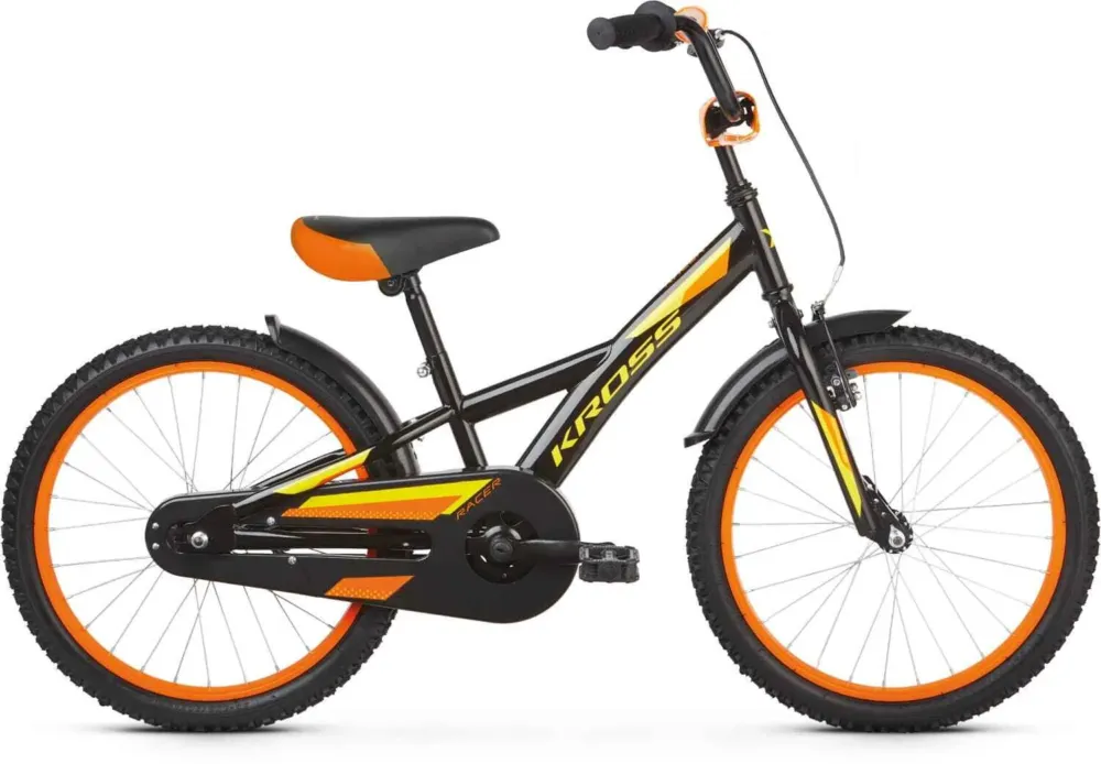 Mai ieftin Kross Racer 5.0 20 black-yellow-orange-glossy 2020