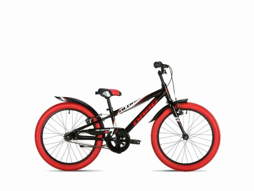 Preț redus Bicicleta Drag Alpha SS 20 black red 18-19