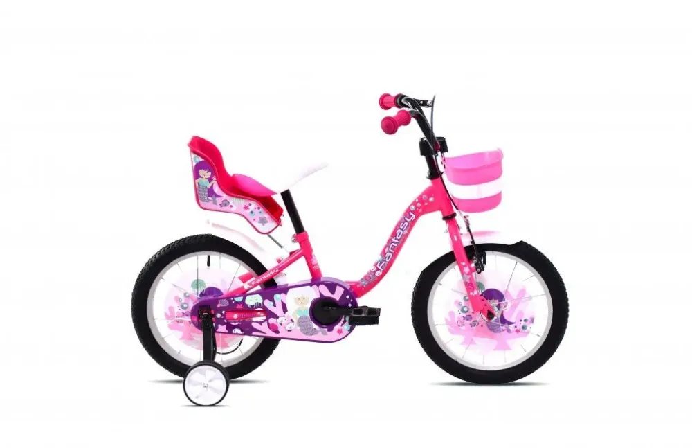Bicicleta copii 16 Capriolo Fantasy pink violet Popular