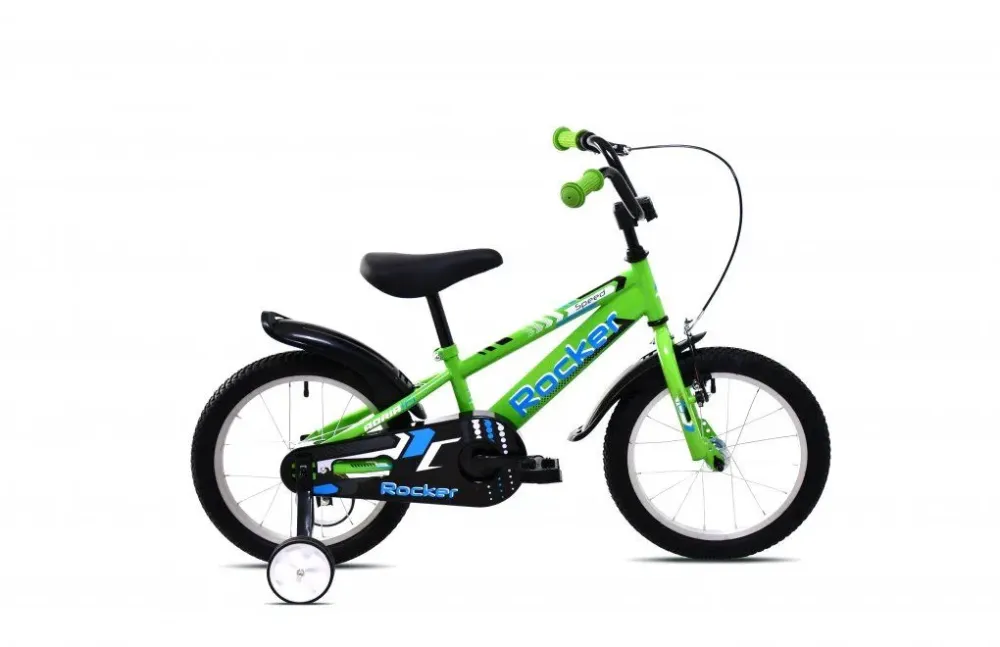 Bicicleta copii 16 Capriolo Rocker verde albastru Retur gratuit