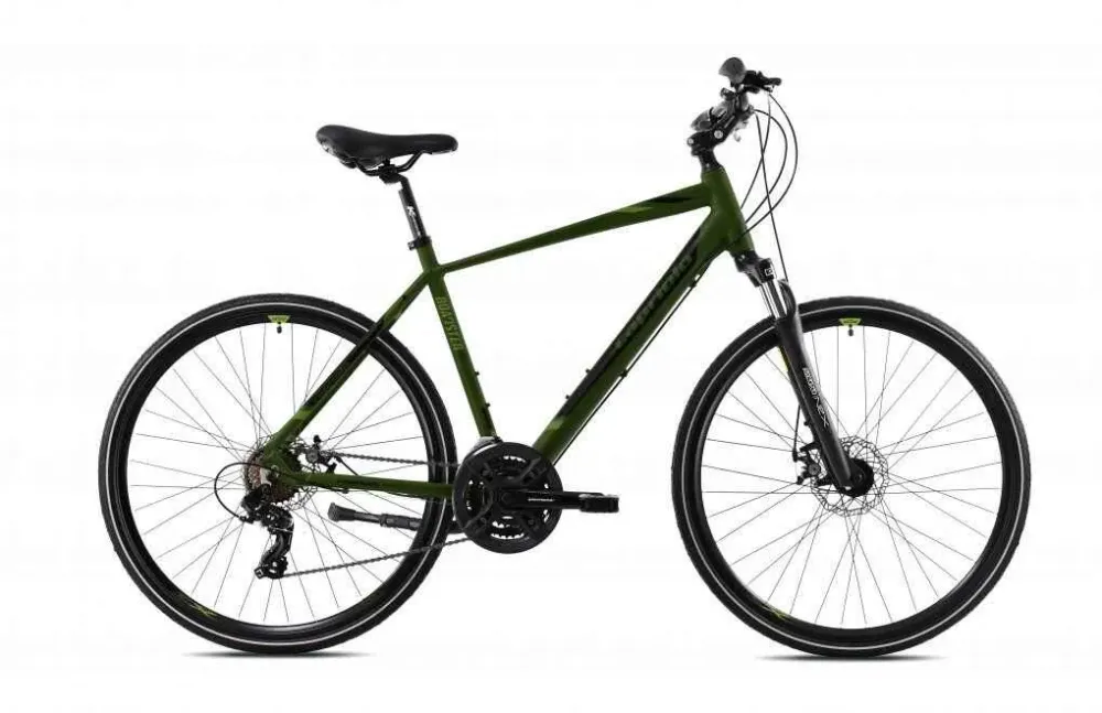 Bicicleta barbati 28 Capriolo Roadster aluminiu verde 20 Nu rata