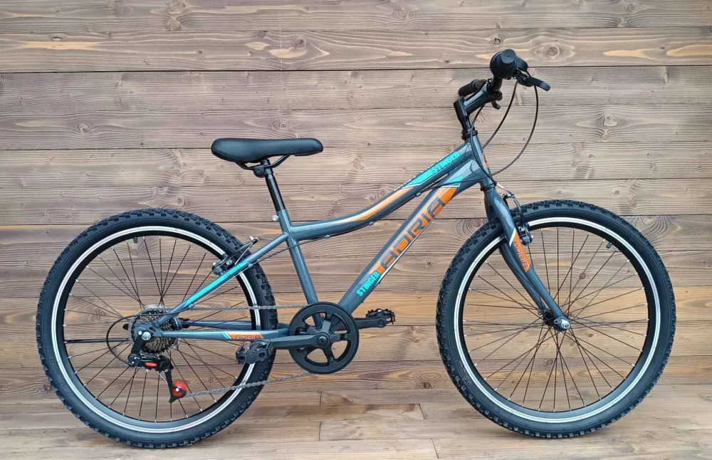 Bicicleta copii 24 Capriolo Stinger gri portocaliu 12 Ofertă exclusivă