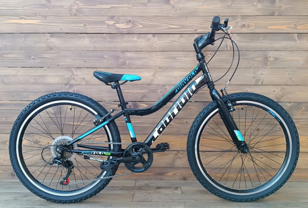 Bicicleta copii 24 Capriolo Diavolo negru albastru 12 Ofertă limitată