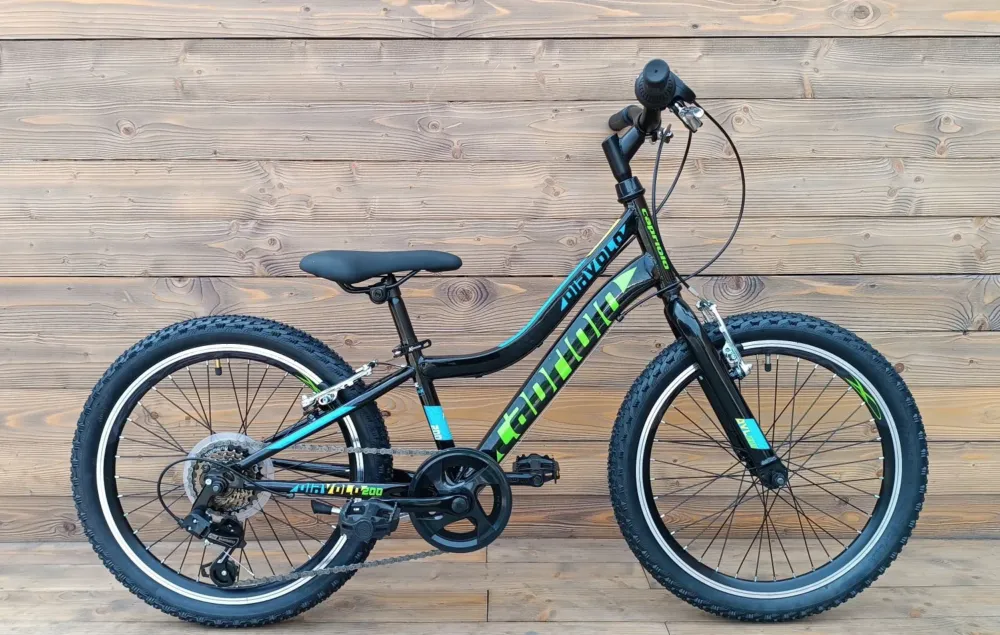 Bicicleta copii 20 Capriolo Diavolo negru verde 11 Super ofertă