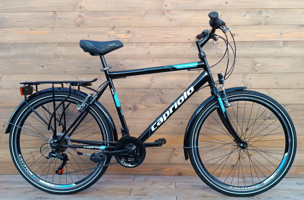 Bicicleta barbati 26 Capriolo Metropolis negru albastru 21 Noutate