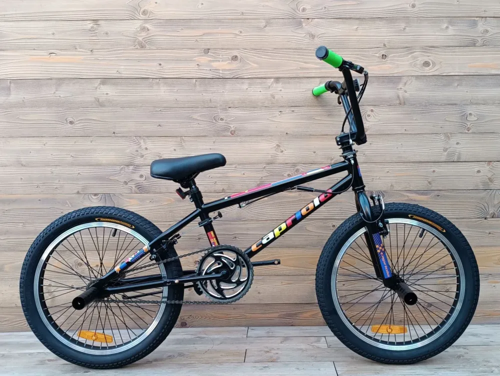 Bicicleta BMX 20 Capriolo Totem negru albastru Reducere extra