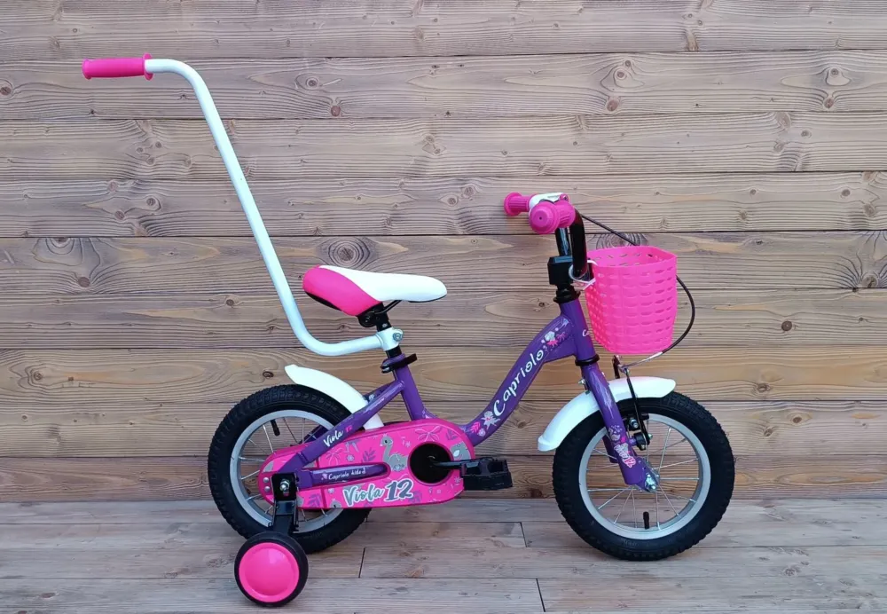 Bicicleta copii 12 Capriolo Viola violet pink Transport gratuit