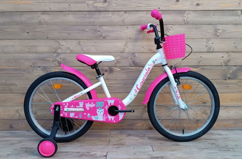 Bicicleta copii 20 Capriolo Viola Alpaca alb pink Comandă acum