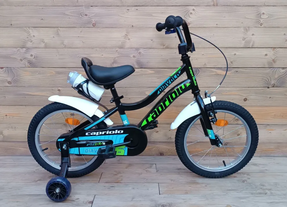 Bicicleta copii 16 Capriolo Diavolo Kid negru verde Bestseller
