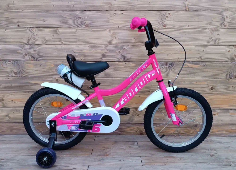 Bicicleta copii 16 Capriolo Diavolo Kid pink violet Chilipir