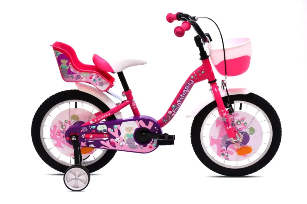 Bicicleta copii 16 Capriolo Fantasy pink alb Noutate