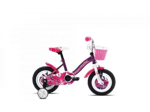 Preț redus Bicicleta copii 12 Capriolo Viola violet pink