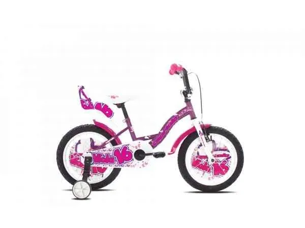 Transport gratuit Bicicleta copii 16 Capriolo Viola violet