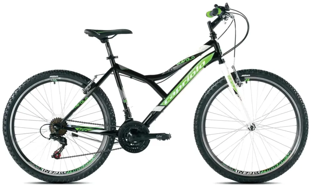 Bicicleta MTB 26 Capriolo Diavolo verde 17 Popular