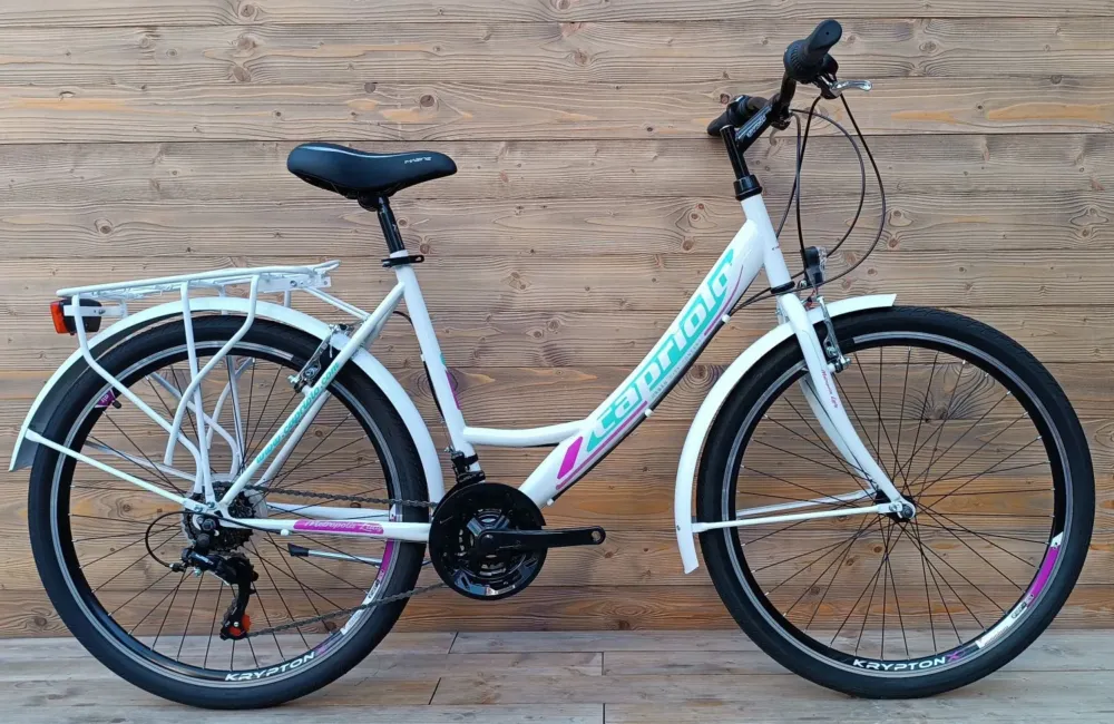 Bicicleta dama 26 Capriolo Metropolis alb 19 Cel mai bun preț