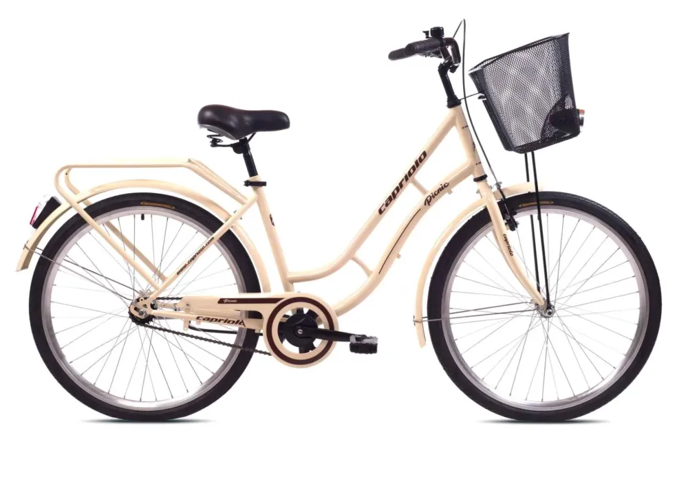 Bicicleta dama 26 Capriolo Picnic bej maro 17 Transport gratuit