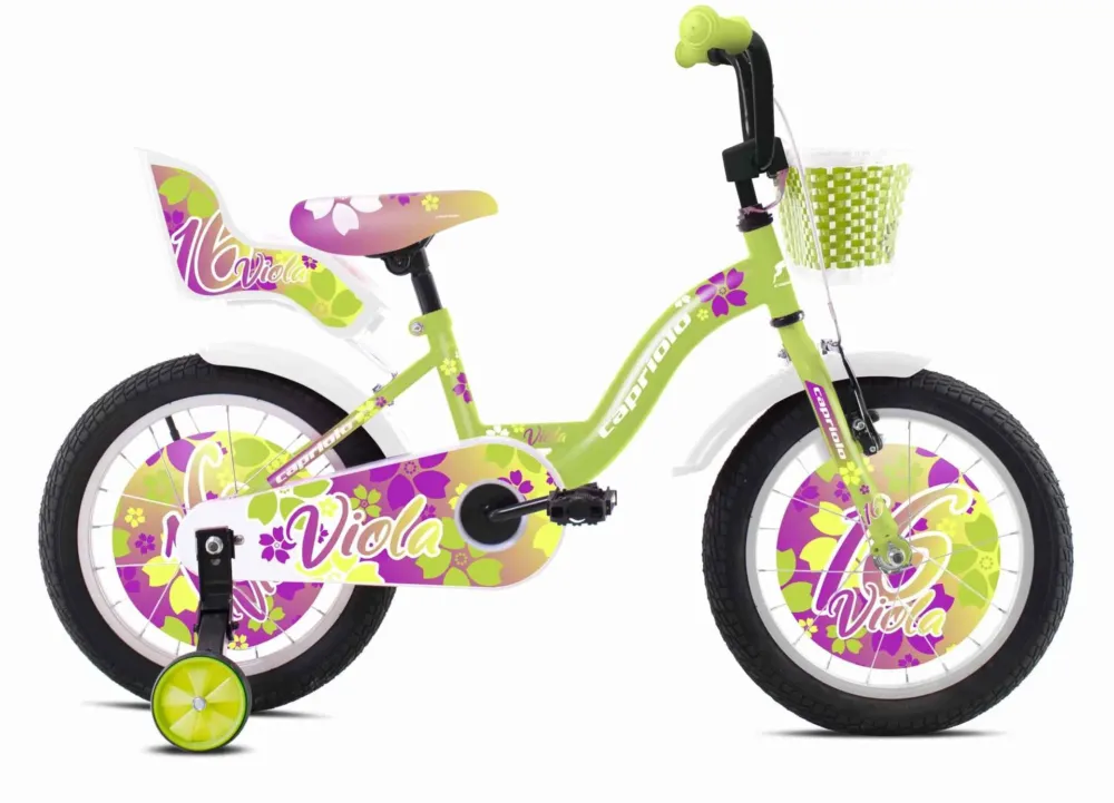 Bicicleta copii 16 Capriolo Viola verde violet Bestseller